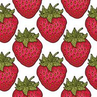 Seamless pattern with strawberries N9