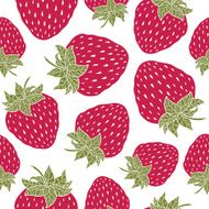 Seamless pattern with strawberries N10