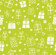 Seamless pattern of gift boxes N8