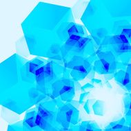 abstract blue 3D pattern background