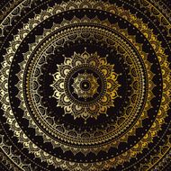 Gold mandala N53