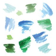 Watercolor background set N2