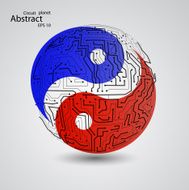Planet yin yang