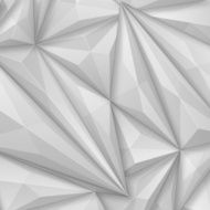 White Geometric Abstract Background of Triangles