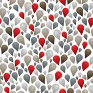 Abstract colorful drops seamless pattern