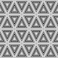 Seamless geometric black and white stripes background N3