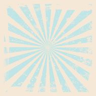 Vintage rising sun or ray sun burst retro background