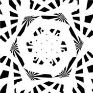 abstract black and white geometry pattern background N18