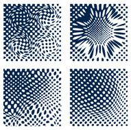 Set Of Halftone Patterns