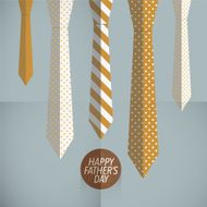 Vintage father ties template N2