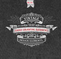 vintage frames and design elements N48