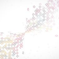 abstract color wave technology check pattern background