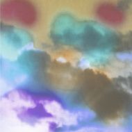 pastel multicolored cloud texture with rays