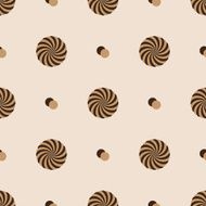 abstract rounded striped circle pattern eps10