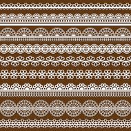 collection of vector lace