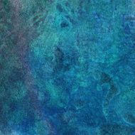 Dark turquoise textured painting on paper