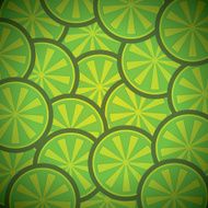 green lemon pattern background