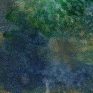 Mottled watercolor painting in dark earth tone colors