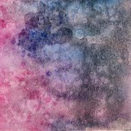 Pink blue hand painted background