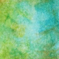 Green and blue colorful watercolor background