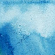Graduated blue colored watercolor background