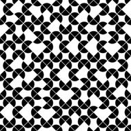 Black and white geometric seamless pattern N172