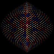 abstract colorful polka dot pattern background N10