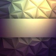 Abstract Polygonal background for Design - Low Poly Geometric Vector N158