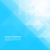 Abstract Geometric Blue And White Background