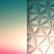 Abstract Polygonal background for Design - Low Poly Geometric Vector N205