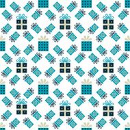 Seamless pattern with gift boxes N15