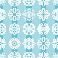 Seamless Christmas pattern with snowflakes N9