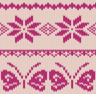 Warm kniting seamless pattern