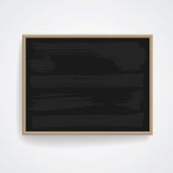 Black Chalkboard With Wooden Frame N6
