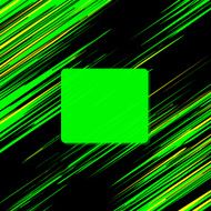Green lines on black background N2