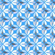 blue abstract floral pattern background