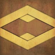 Grunge Vector Tile Design N2