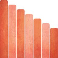 Grunge Vector Bar Chart