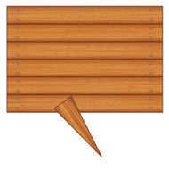 Speech bubble Wooden board N3