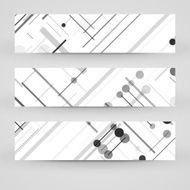 Vector banner set for your design N69