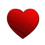 Abstract heart symbol