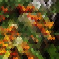 Berry abstract geometric background