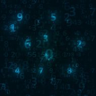 Digital code background N10