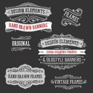 vintage frames and design elements N50