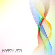 Abstract Color blend wave background