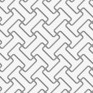 Perforated T shapes grid
