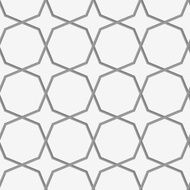 Perforated octagons forming stars