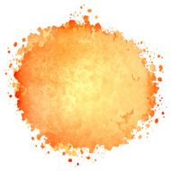 Abstract watercolor painted blot