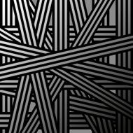 Abstract geometric technology monochrome banner vector illustration N2