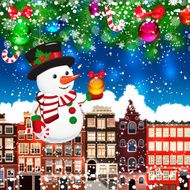 christmas snowman N7